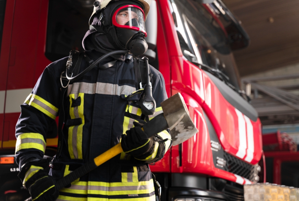 Ochotnicza Straż Pożarna w Jarocinie z nowym samochodem ratowniczo-gaśniczym